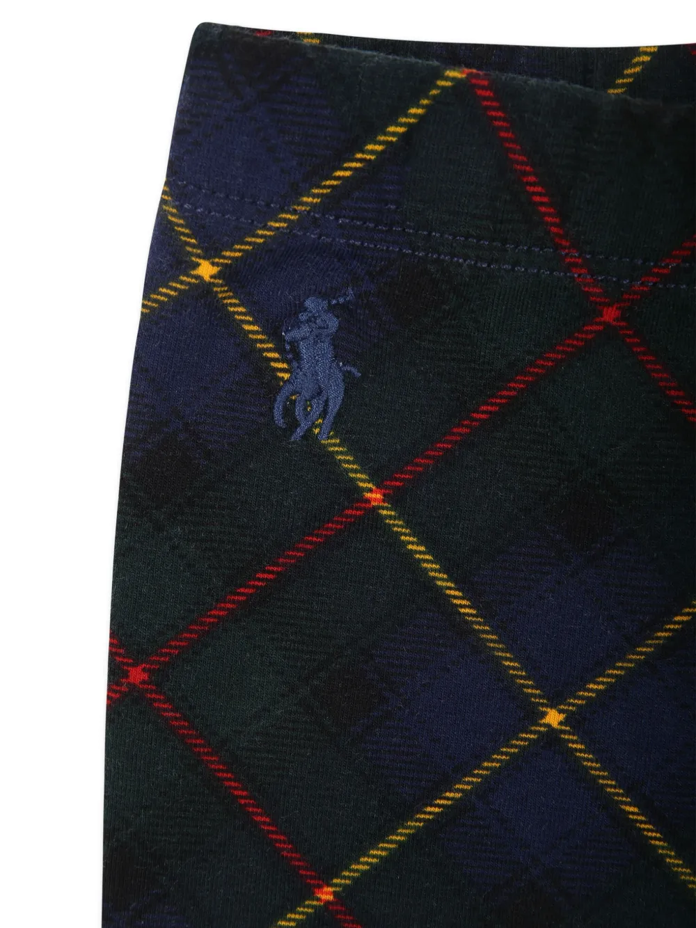 POLO RALPH LAUREN KIDS Jersey en legging met hondenprint Wit
