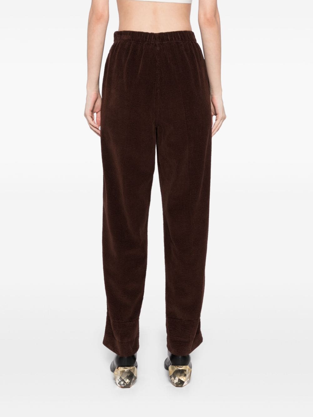 Shop American Vintage Padow Trouser In Brown