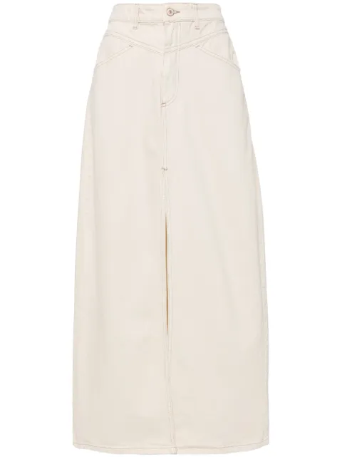 Free People come as you are denim skirt