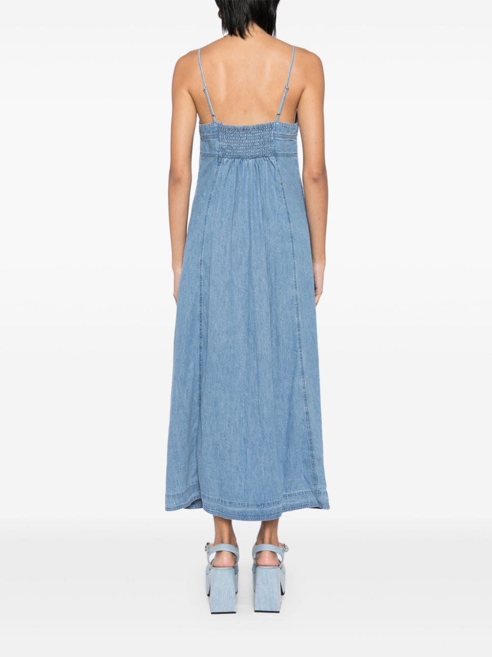 Shop Free People Just Jill Dress In Blue