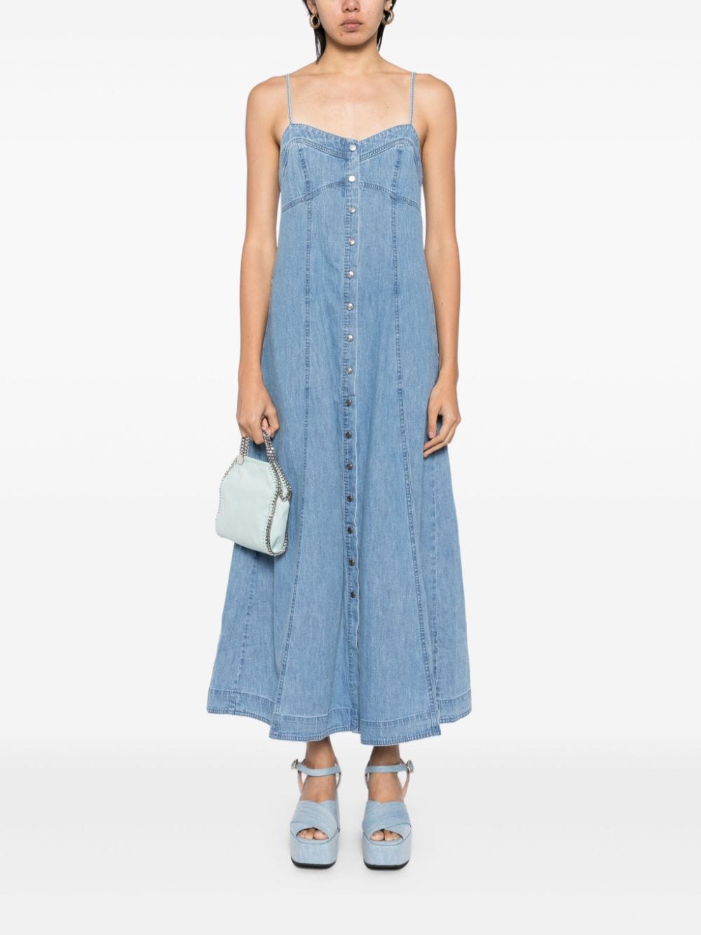 Shop Free People Just Jill Dress In Blue