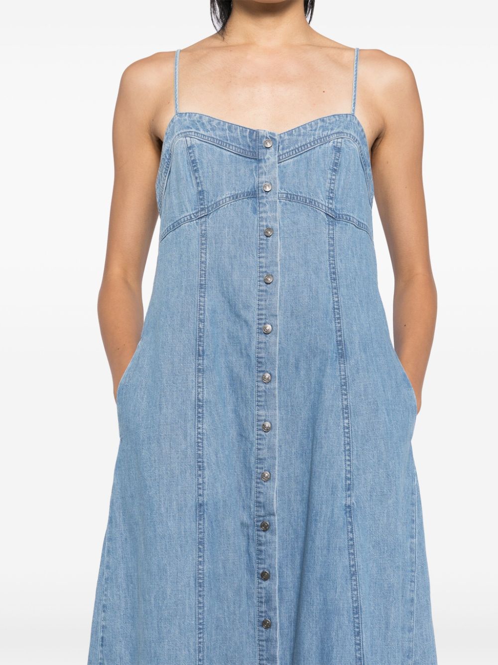 Shop Free People Just Jill Dress In Blue