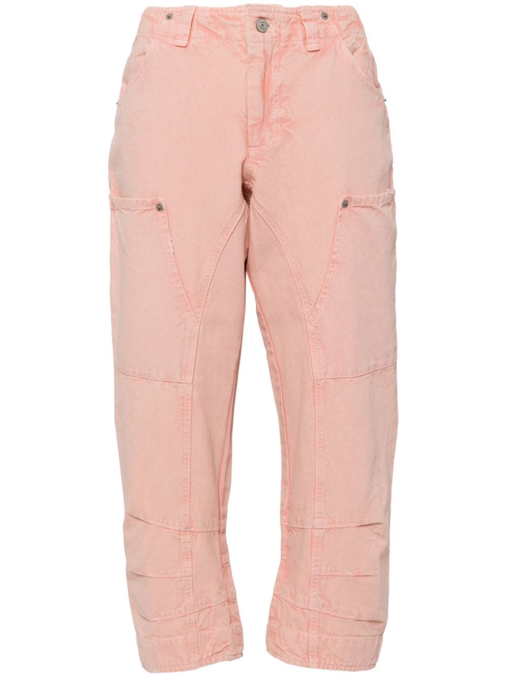 Shop Free People Supersonic Slim Trousers In Pink