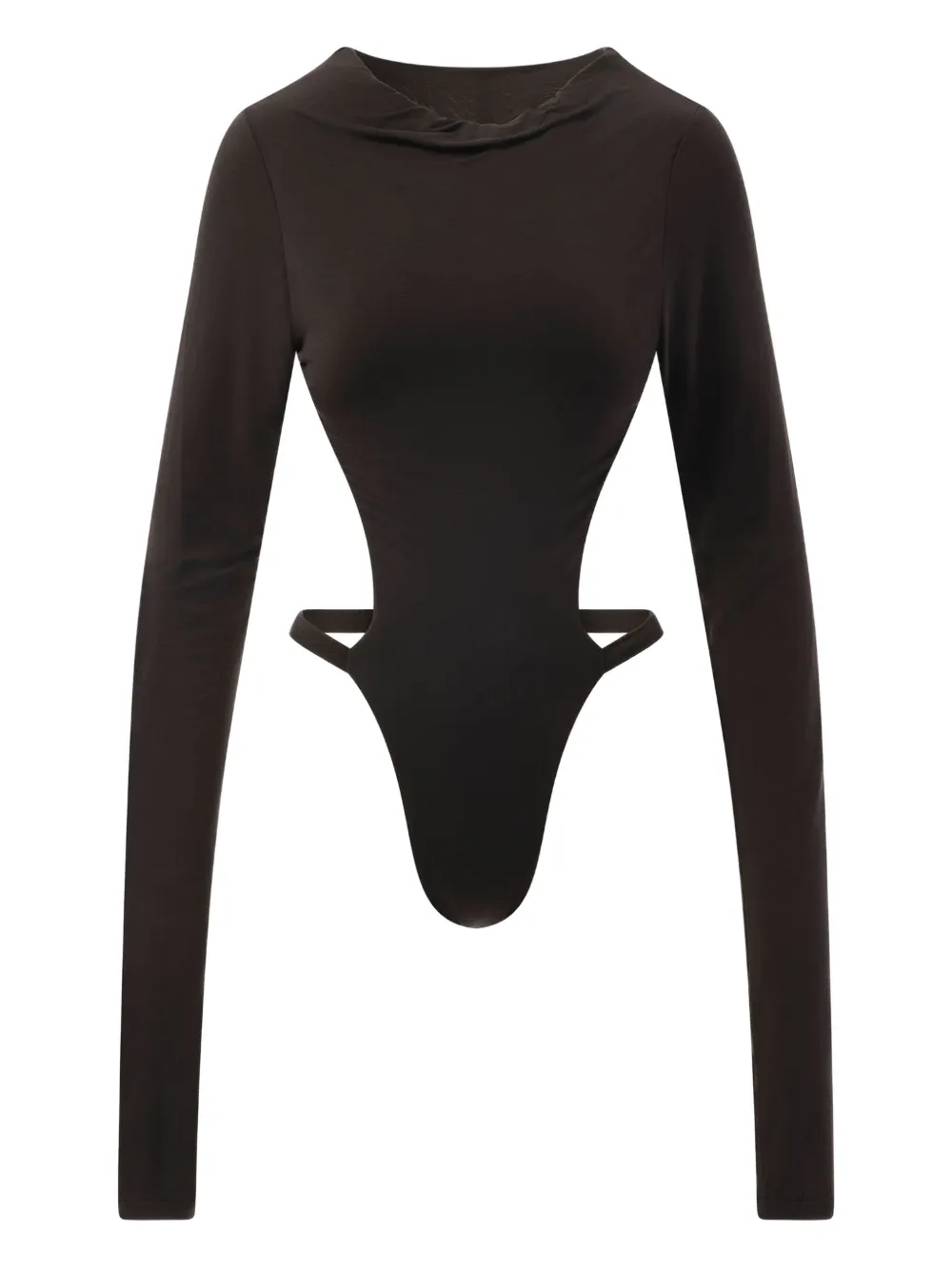 ENTIRE STUDIOS cutout long-sleeve bodysuit Bruin