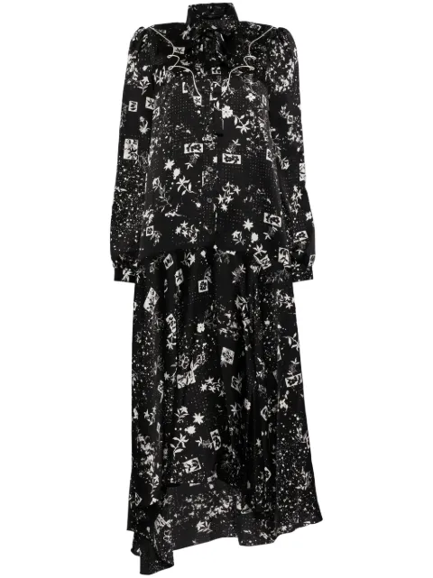High compelling western dress
