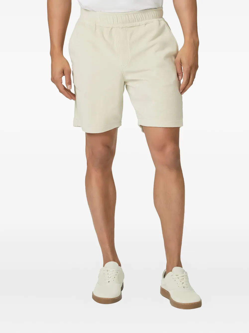 PAIGE elasticated-waist shorts | Neutrals | Image 1