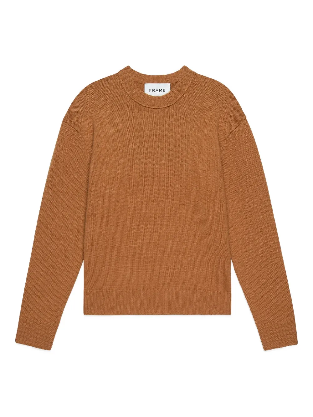 FRAME crew-neck cashmere sweater | Orange | Image 1