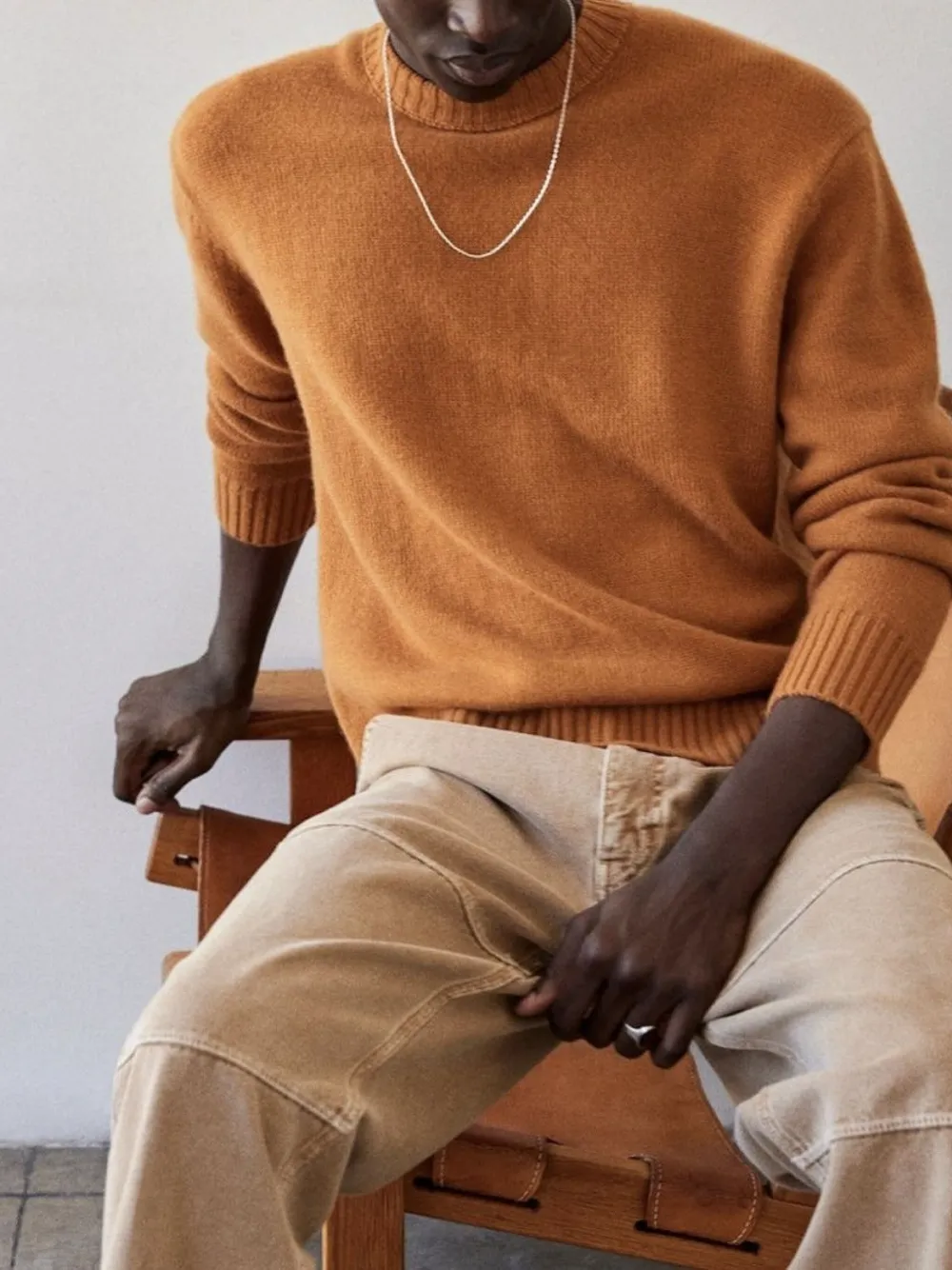 FRAME crew-neck cashmere sweater - Oranje