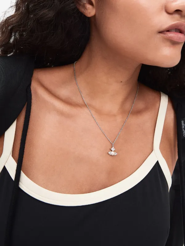 Vivienne Westwood☆パール オーブ Feodora ネックレス Vivienne Westwood Feodora Orb パール ネックレス | シルバー