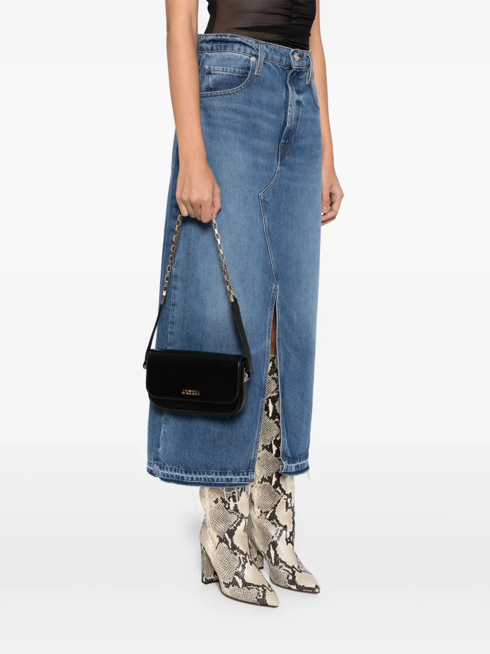 ISABEL MARANT Lizza schoudertas - Zwart