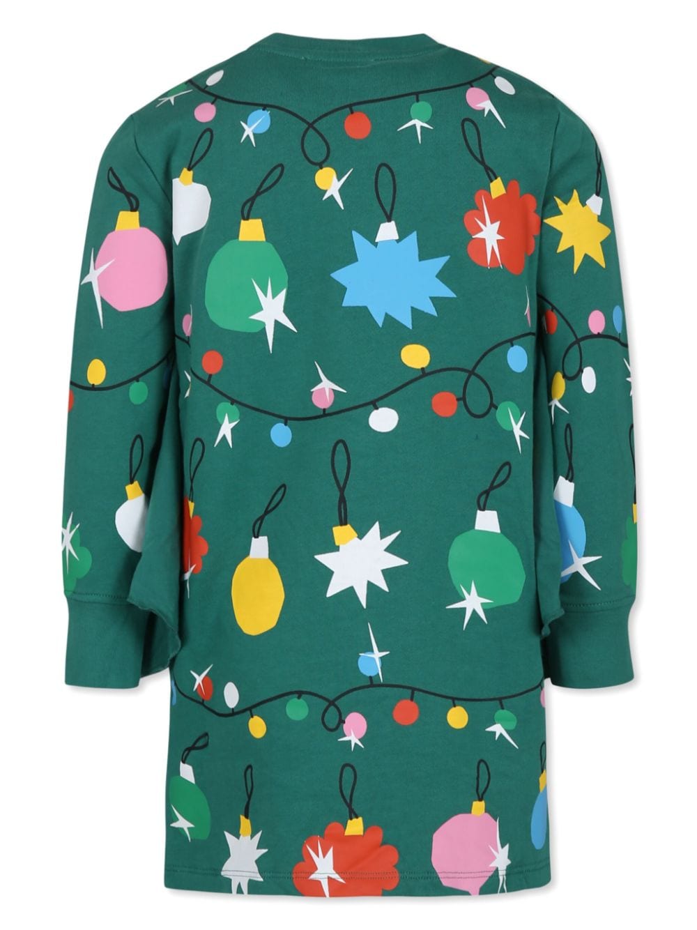 Stella McCartney Kids all-over graphic print dress - Groen