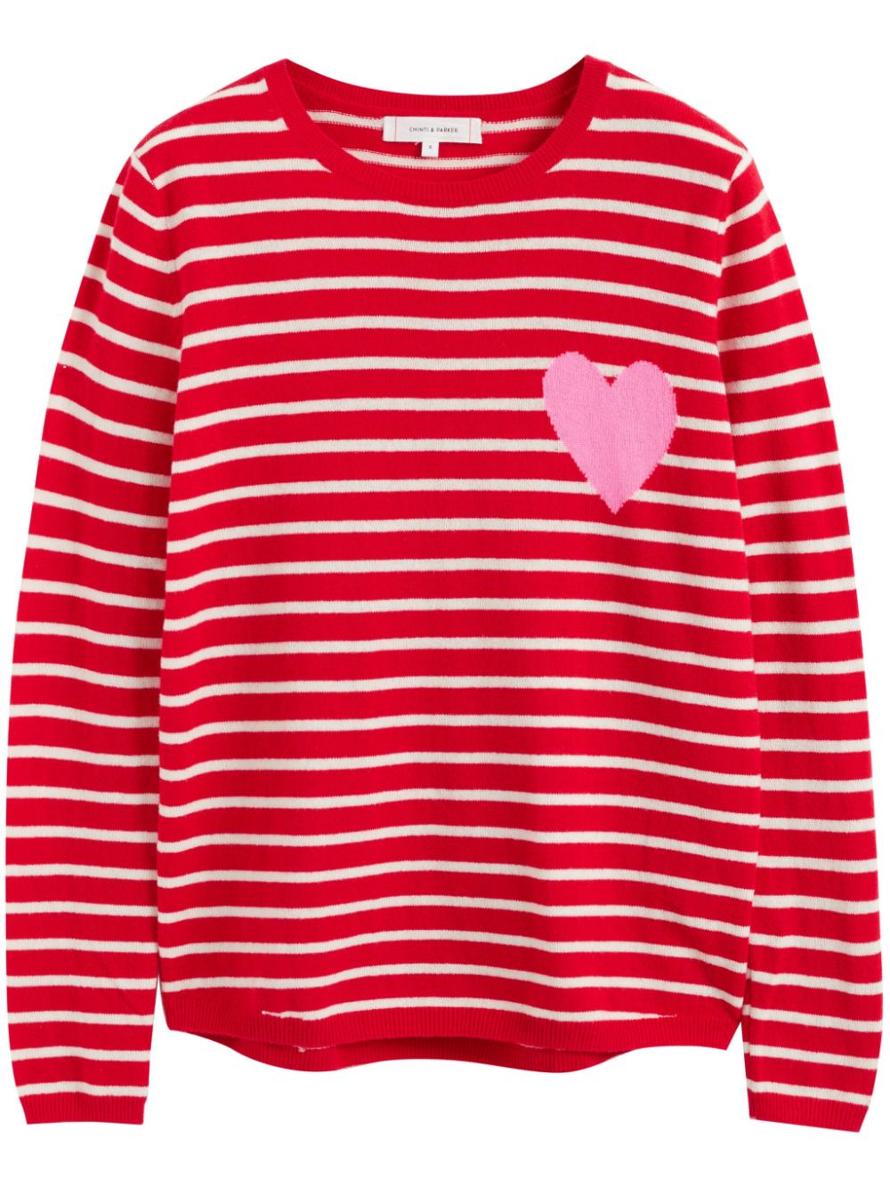 Chinti & Parker Breton Heart jumper - Red