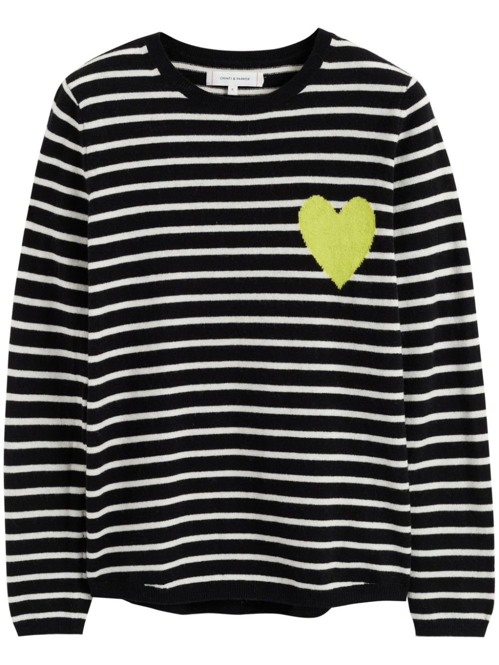 Chinti & Parker Breton Heart jumper - Black