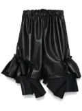 Comme Des Garçons ruffle shorts - Black