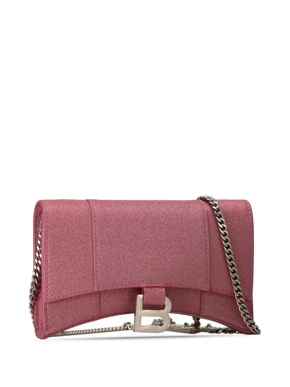 Affordable Balenciaga 2010-2023 XS Sparkling Fabric Hourglass Wallet On Chain crossbody bag Women