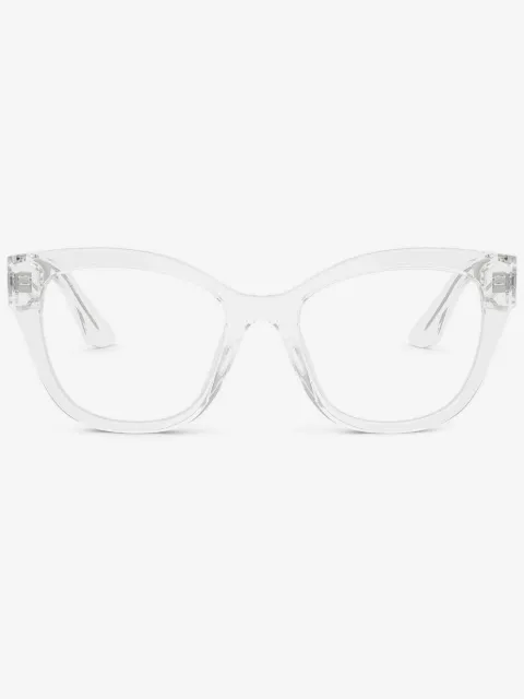 Miu Miu Eyewear Armação de óculos gatinho