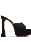Amina Muaddi 140mm Dalida platform sandals - Black