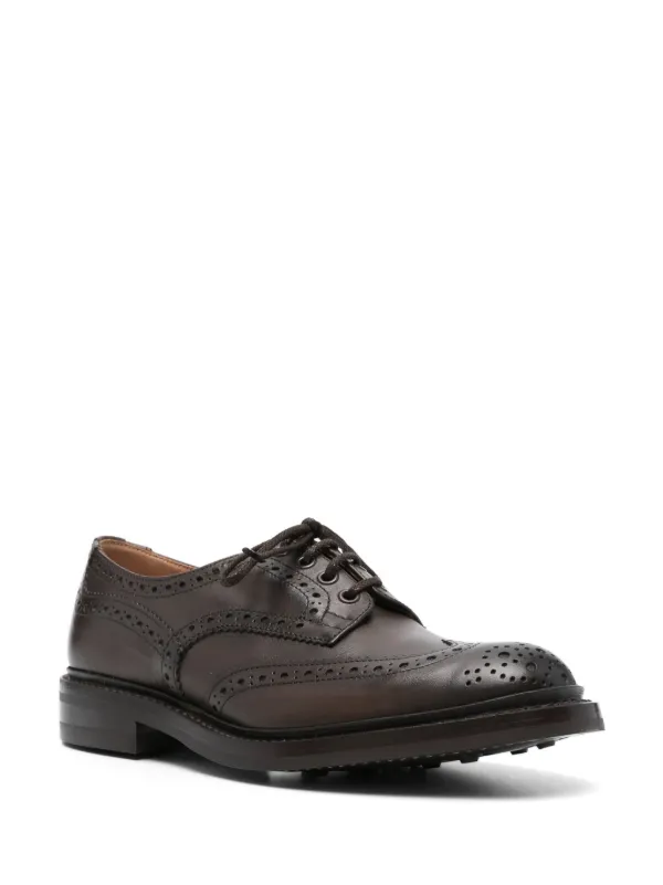 Tricker's レザー ブローグシューズ | ブラウン | FARFETCH JP