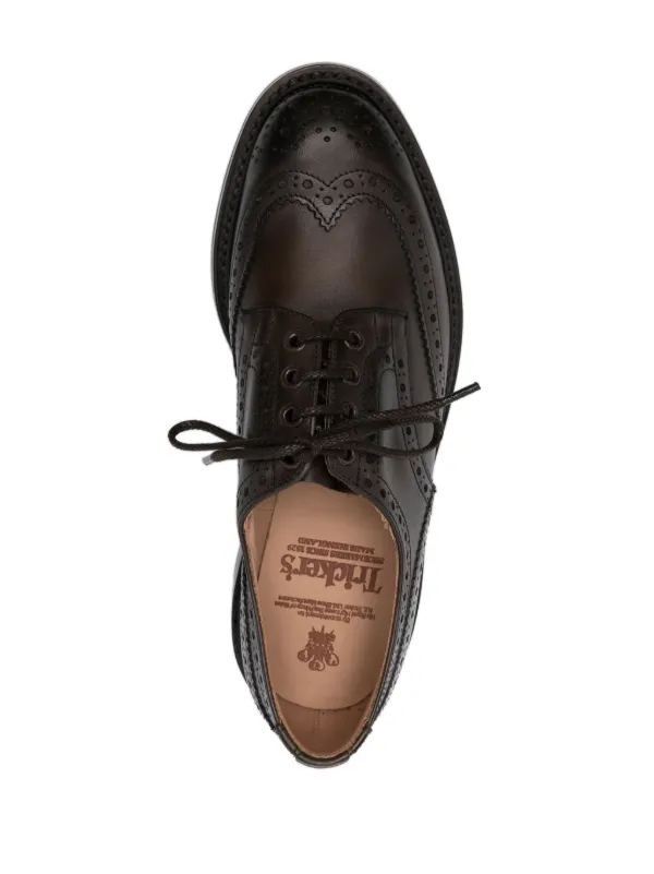 Tricker's ブラウン ブローグシューズ Tricker's レザー ブローグシューズ | ブラウン | FARFETCH JP