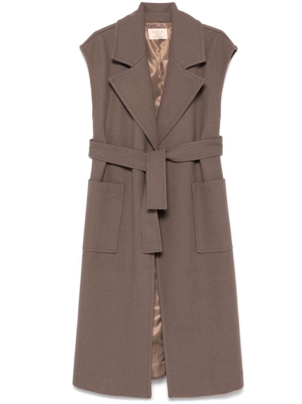 sleeveless coat