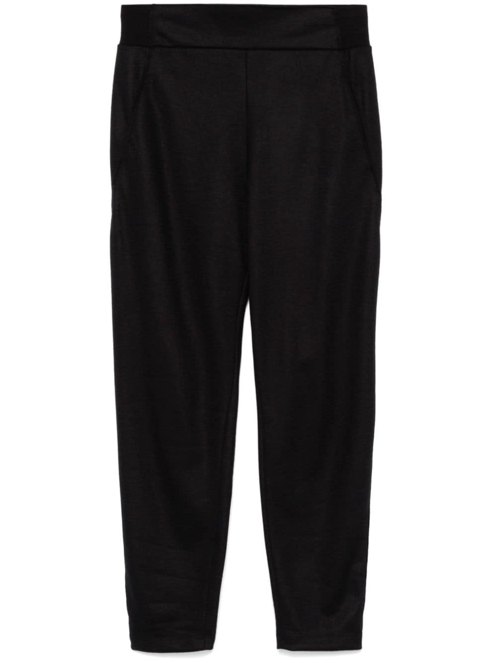 Shop Transit Boiled-wool Trousers In Black