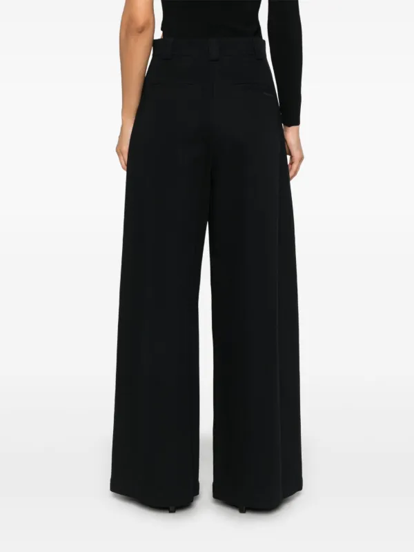 Alexander Wang high-waisted wide-leg Trousers | Black | FARFETCH