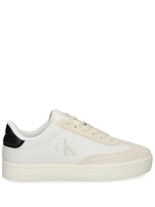 Calvin Klein Jeans Logo Trainers White FARFETCH