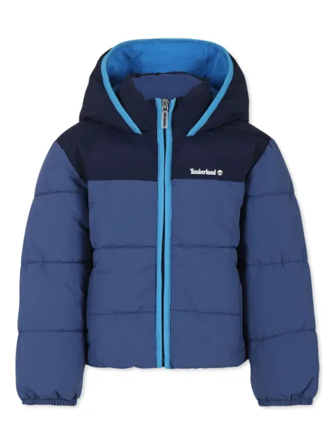 Timberland Kids padded hooded jacket