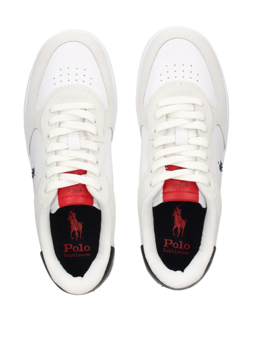 Polo Ralph Lauren Masters Court Sneakers In White