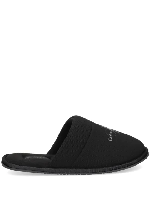 Calvin Klein Jeans logo slippers