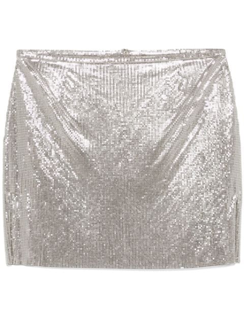 Rabanne chainmail mini skirt