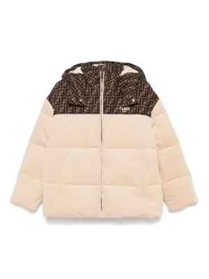 Fendi Kids モノグラム ジャケット | ニュートラル | FARFETCH JP