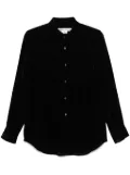 Comme Des Garçons velvet shirt - Black