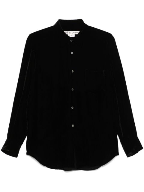 Comme Des Garcons velvet shirt Women