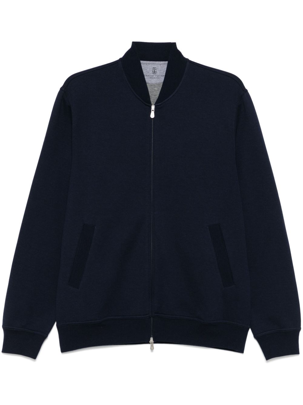 Brunello Cucinelli Sweater met rits Blauw