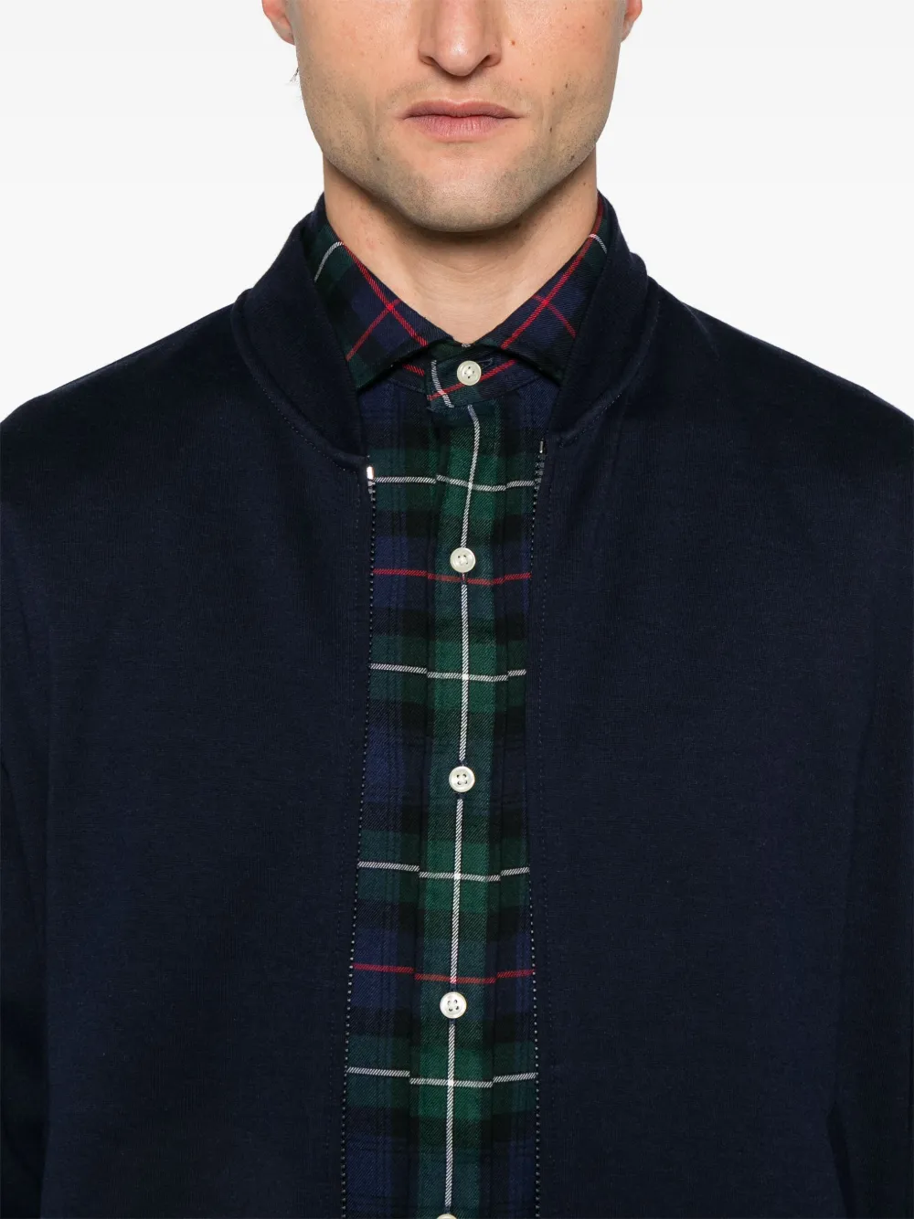 Brunello Cucinelli Sweater met rits Blauw