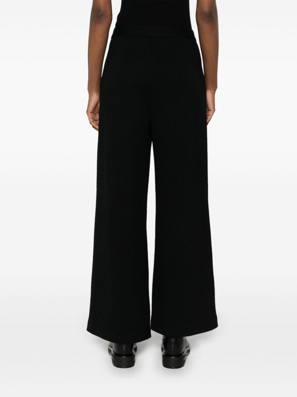 Shop Transit Virgin-wool Blend Trousers In Black