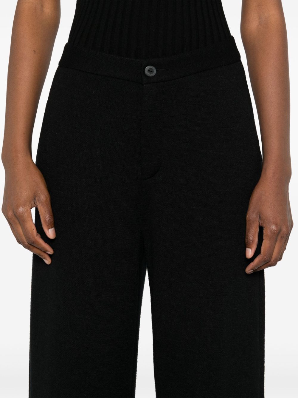 Shop Transit Virgin-wool Blend Trousers In Black