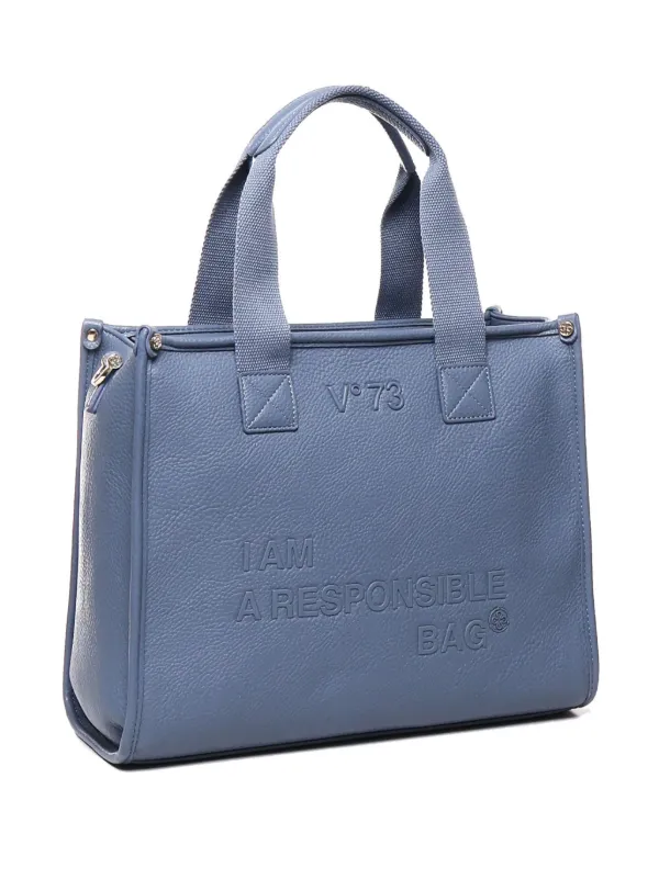 V°73 RESPONSIBILITY NOW HANDBAG V°73 Responsible Now Tote Bag | Blue | FARFETCH EG