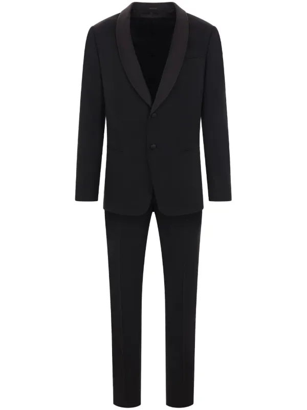 Giorgio Armani Wool Suit in Black