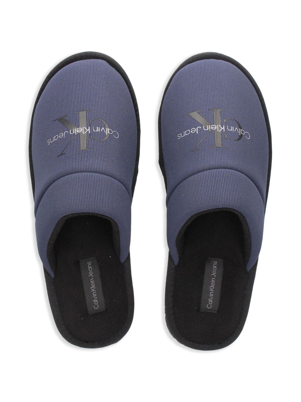 CALVIN KLEIN JEANS EST.1978 LOGO SLIPPERS 