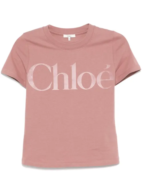 T-shirt à logo appliqué - Chloé - Modalova