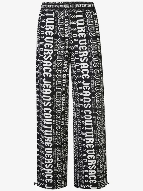 Versace Jeans Couture pantalon de jogging à logo imprimé