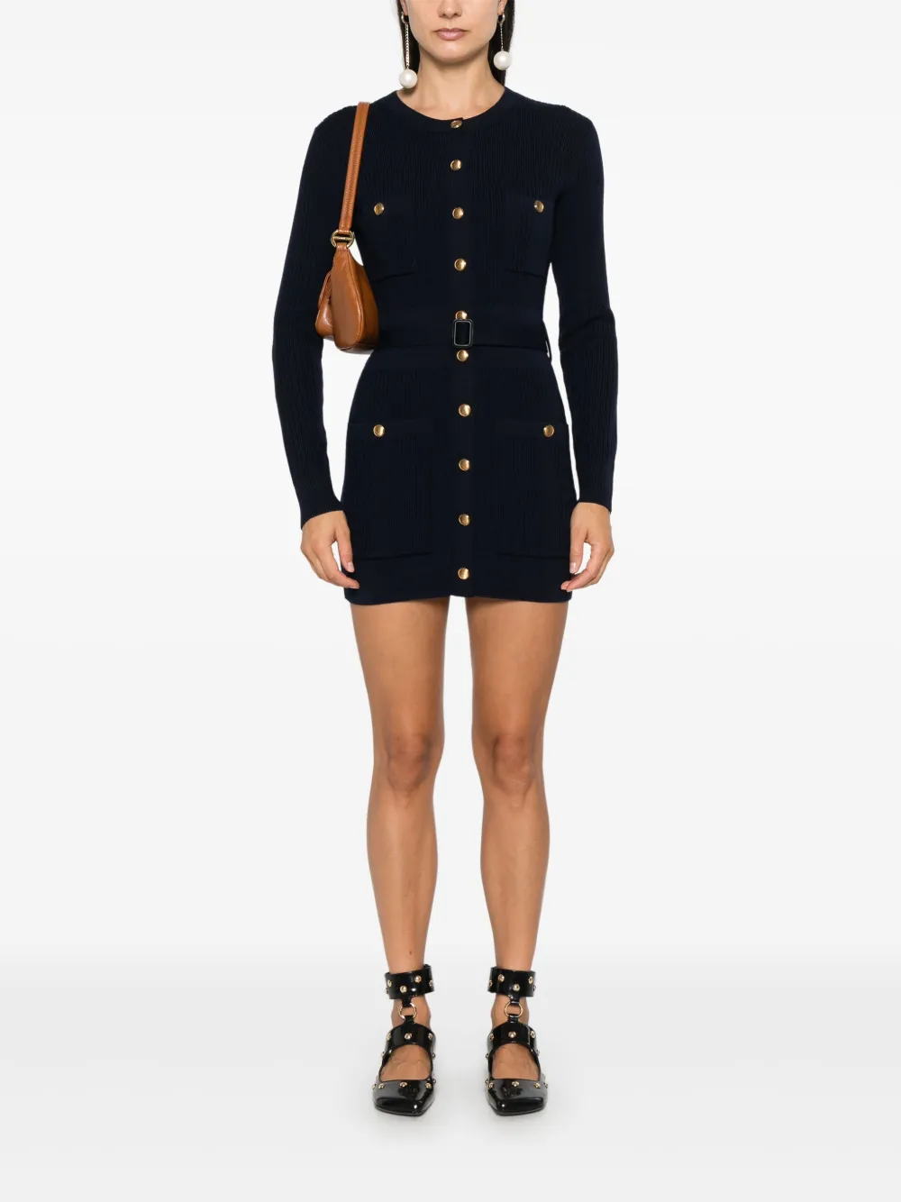 Chloé Vest met ceintuur - Blauw