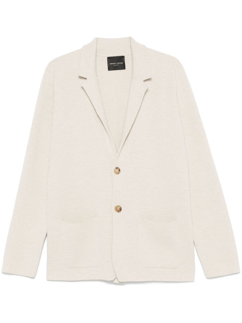 Roberto Collina knitted blazer - Neutrals