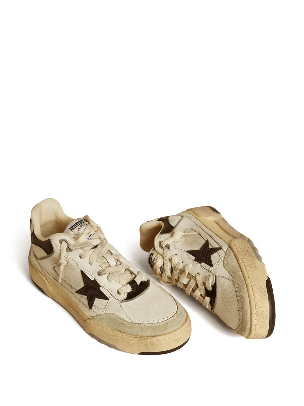 Golden Goose Forty2 leren sneakers Beige