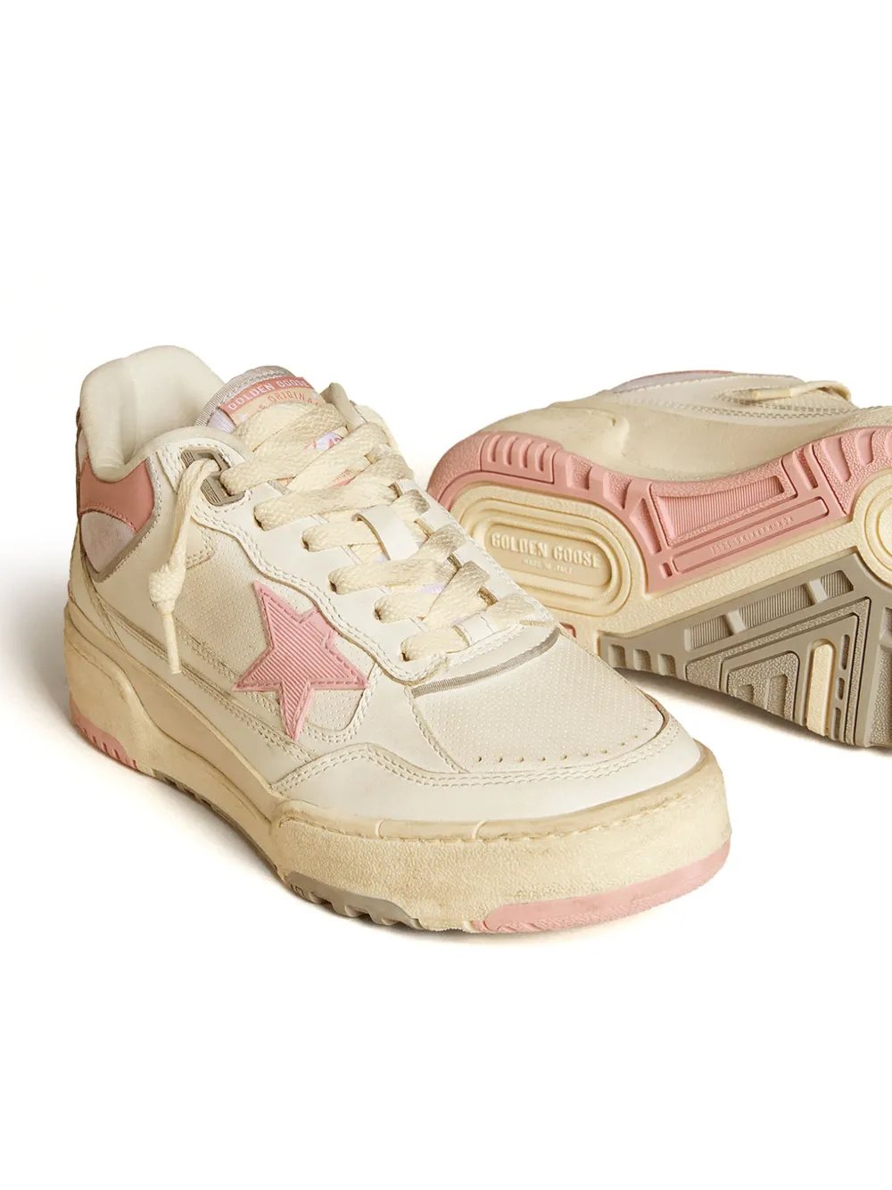 Golden Goose Forty2 leather sneakers Neutrals