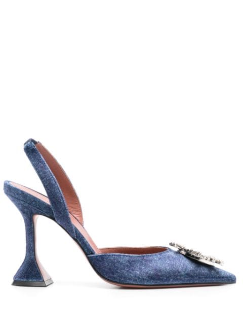 95mm Begum slingback pumps