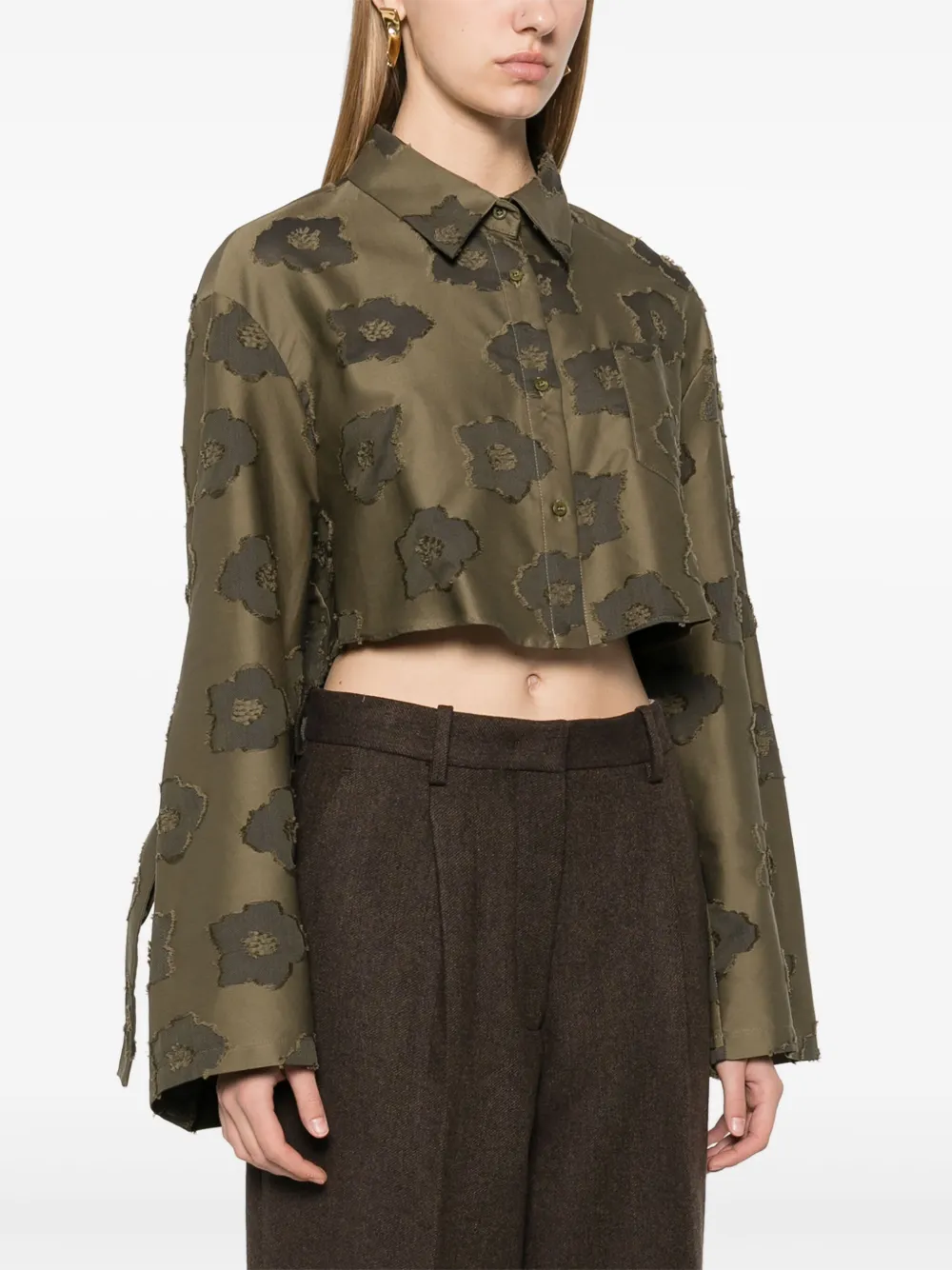 Cecilie Bahnsen Vinh blouse Groen