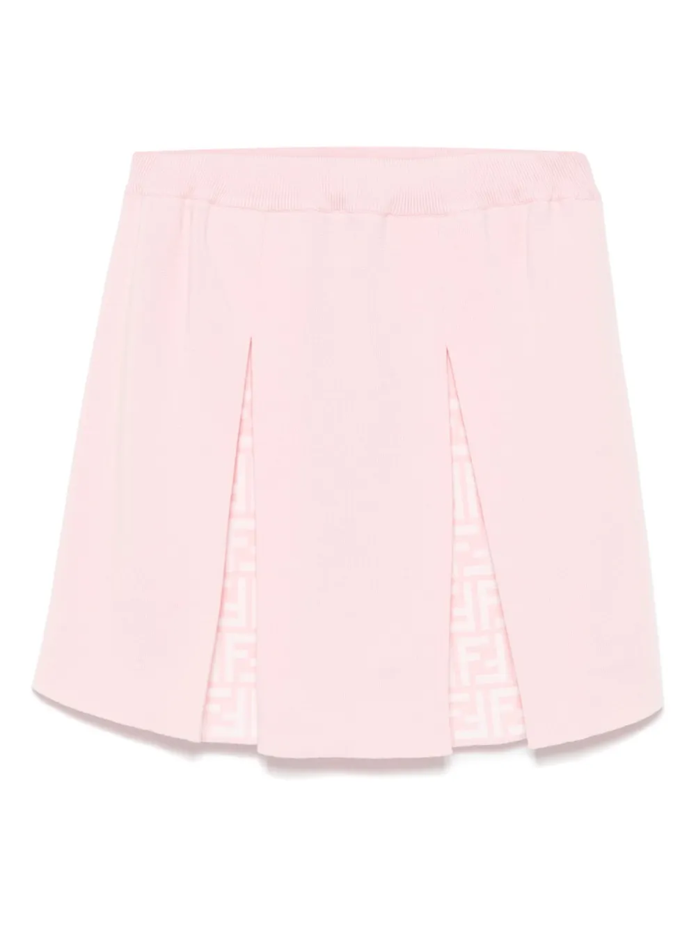 Fendi Kids Mini-rok met FF-jacquard Roze
